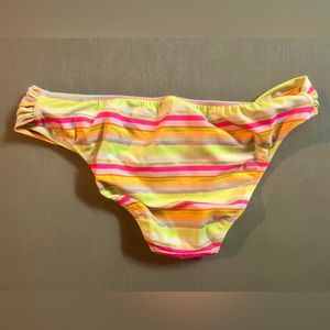 Victoria's Secret Vibrant Striped Bikini Bottoms